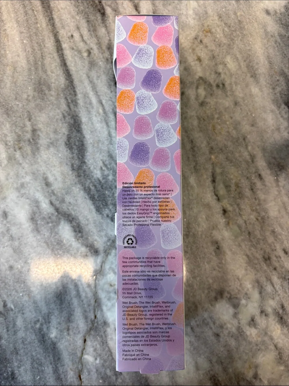 Wet Brush Pro Detangler Limited Edition - Purple Multi
